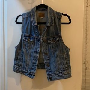 American Eagle denim vest